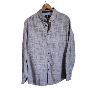 Steel & Jelly London Men's large anchor mofit button-down shirt